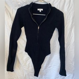 “Better Be” black bodysuit size Large